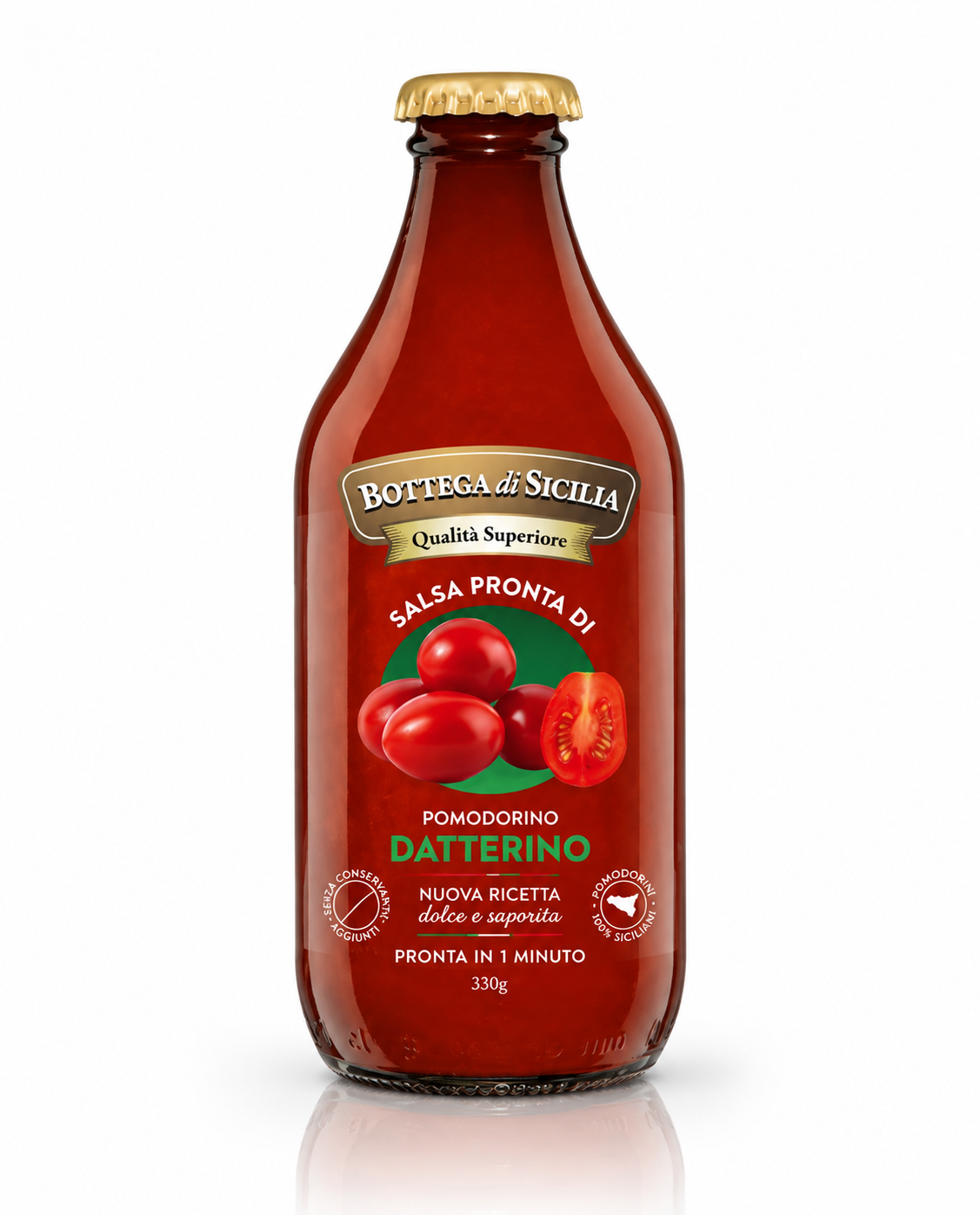 Datterino Tomatsauce 330 g | Bottega di Sicilia