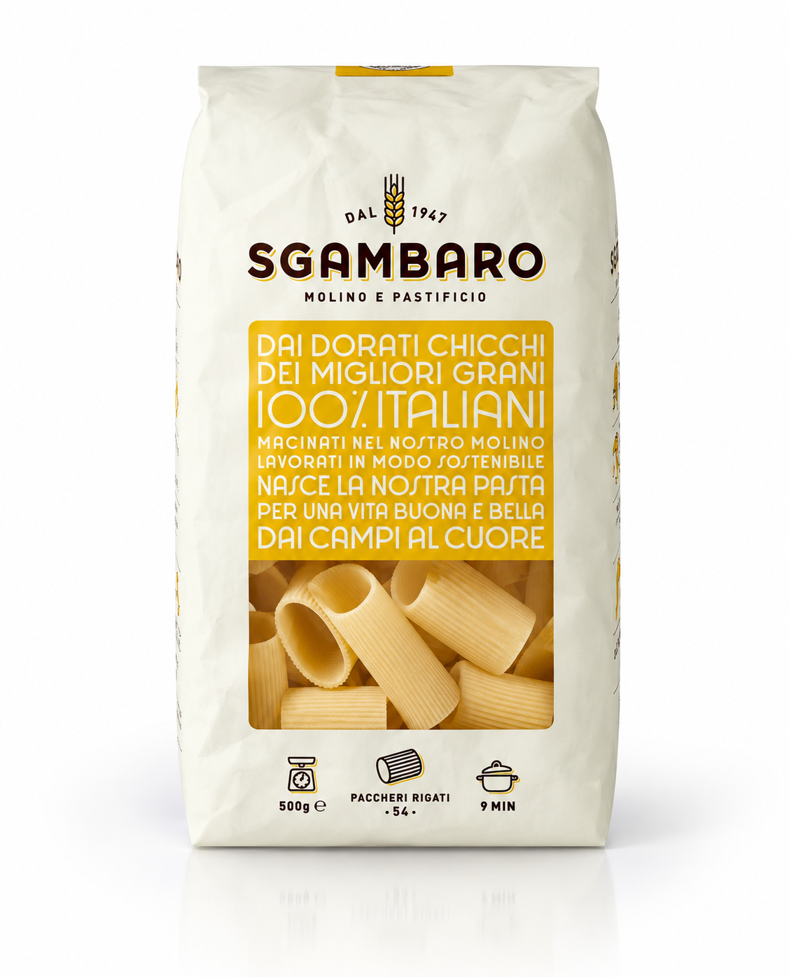 Paccheri Rigati N°54 - 500g - Osteposten