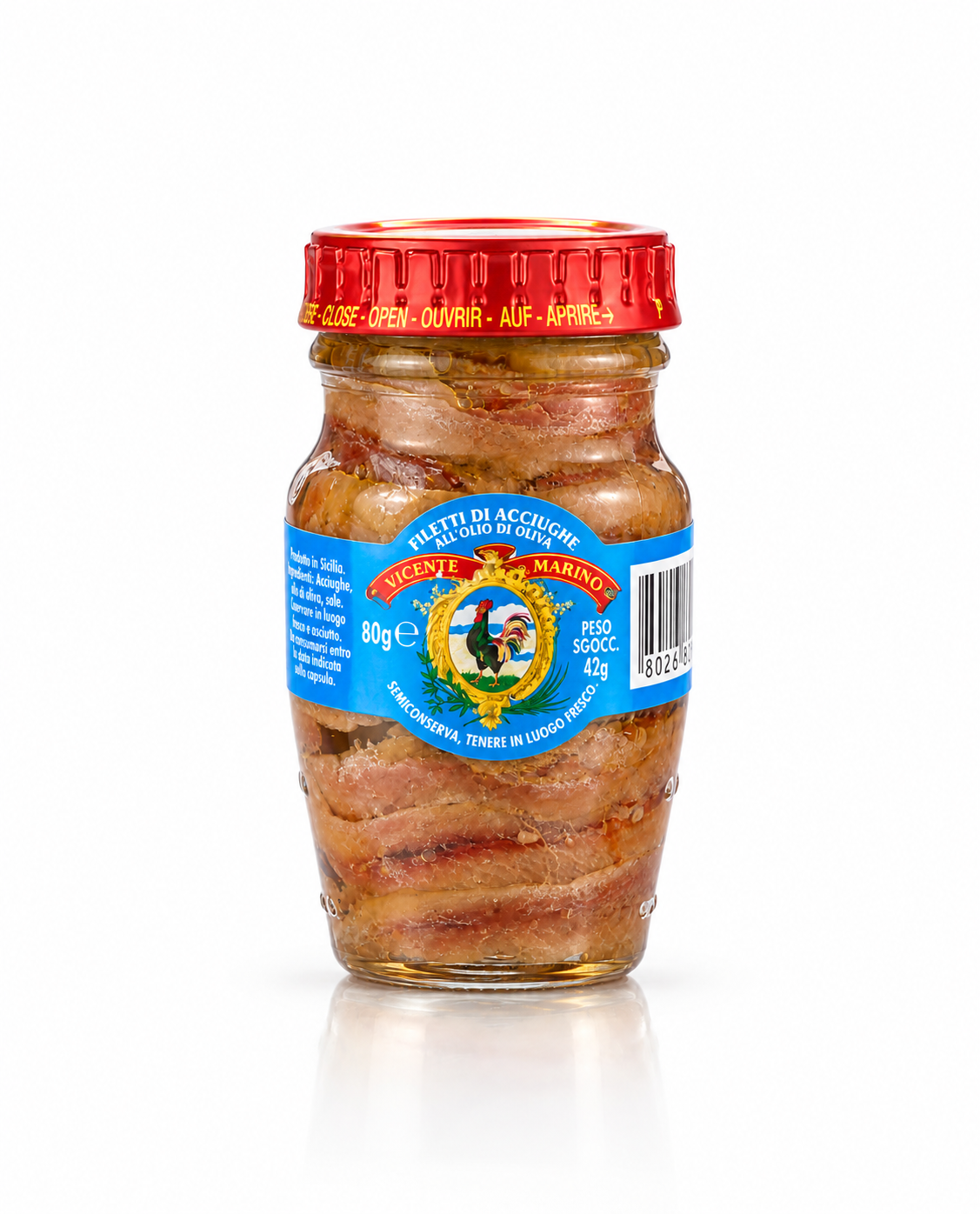 Ansjosfileter i Olivenolie – 80g