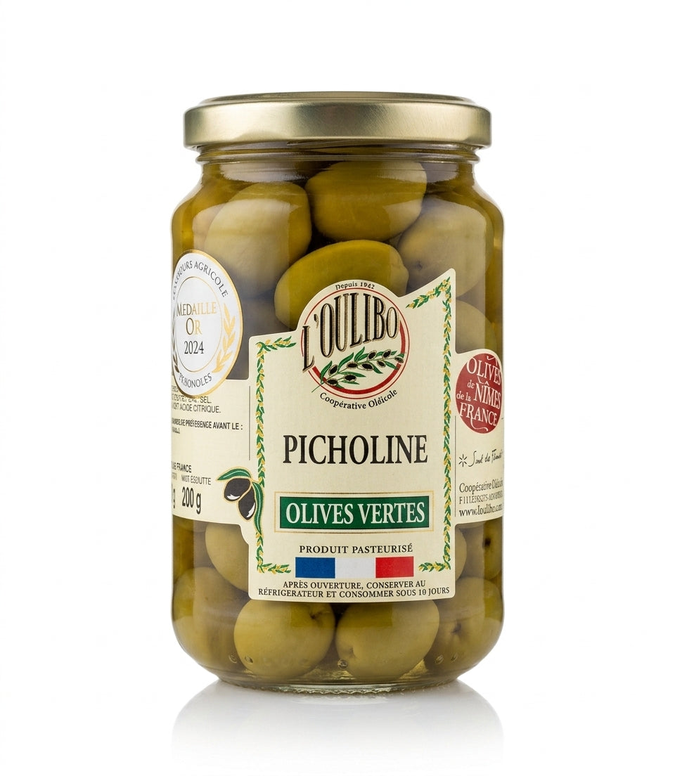 Grønne Picholine oliven - 200g