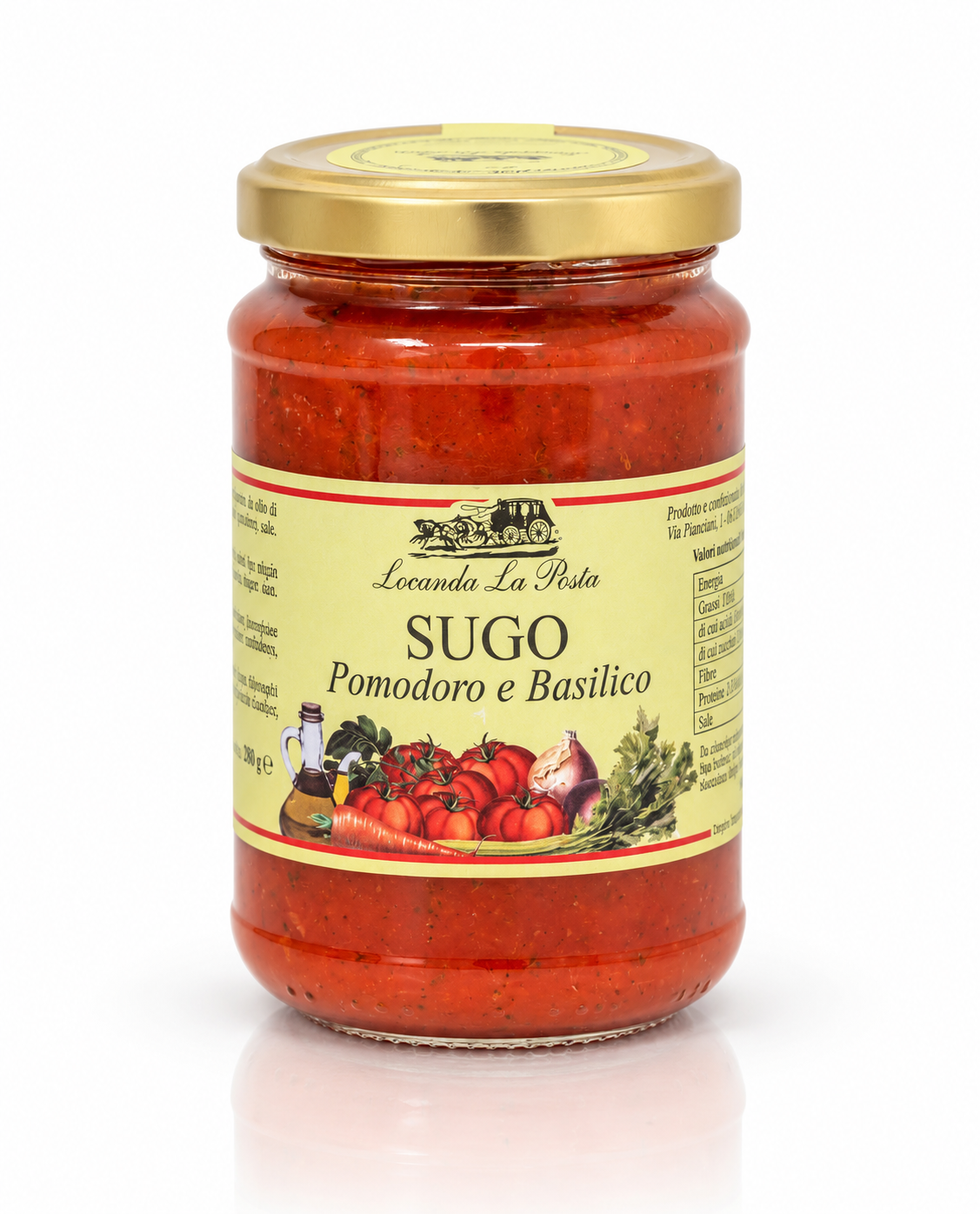 Tomatsauce med Basilikum – 300g